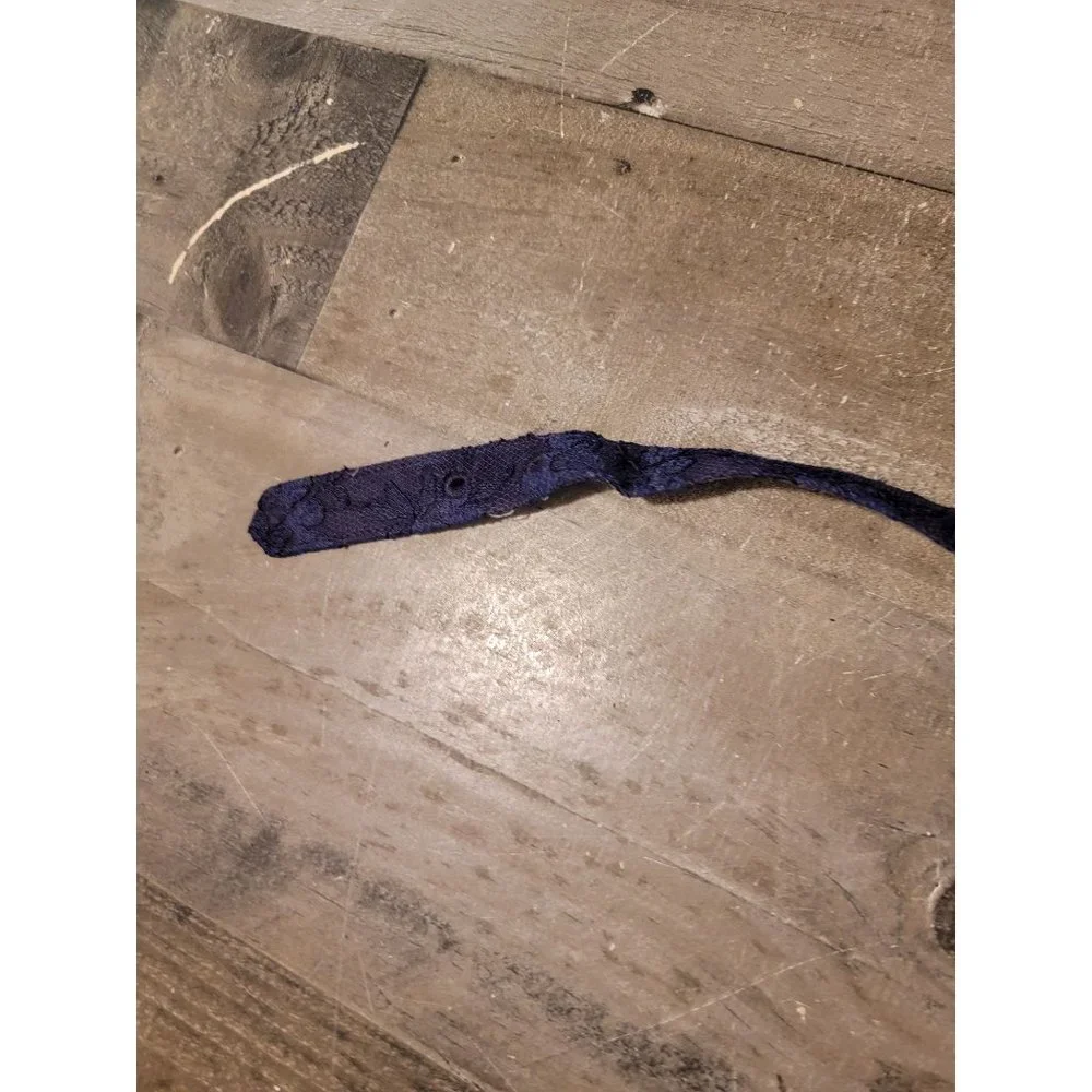 Youth blue floral lace belt accessory